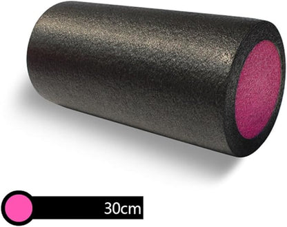 Yoga Massage Roller Epe Solid Foam Fitness Roller Muscle Massage Stick Black 30x15cm for Pilates Balance Training and Muscle
