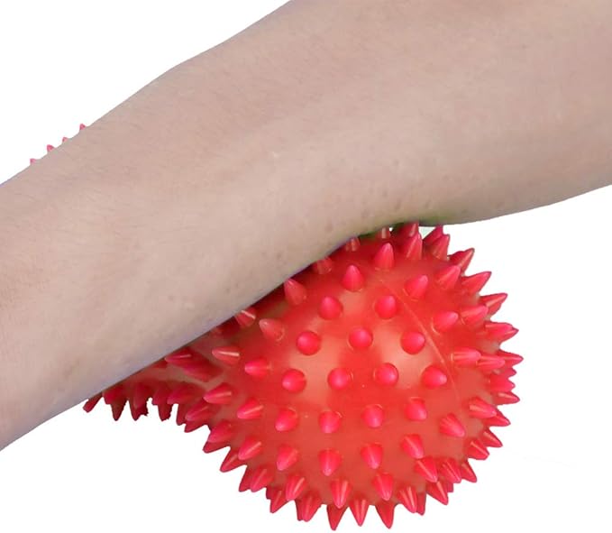 EVTSCAN Soft Spike Yoga Massage Ball, Muscle Fitness Massage Peanut Ball, Foot Massage Tool, Fitness Exercise Tool