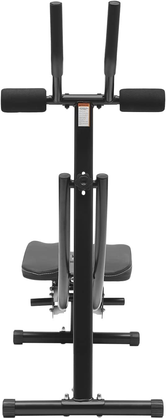 Ab Workout Equipment, Foldable Core Strength Training Equipment with LED Display Monitor & Six Silent Rollers, Body Workout Machine for Home, Companies, Gyms