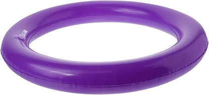 Toyvian Inflatable Yoga Ball Base with Fixed Ring Stable Yoga Ball Holder for Exercise Fitness Training Slip Resistant Round Stand 16.53In
