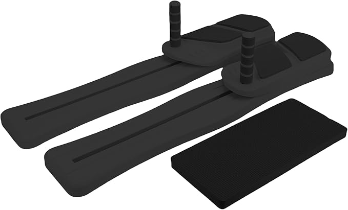 , Multifunctional Core Training Kit with Abs Roller, Portable Home Gym Equipment for Full Body Workout, 75x13.5x7cm