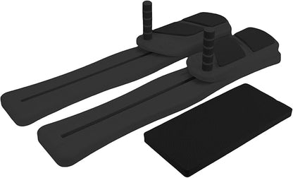 , Multifunctional Core Training Kit with Abs Roller, Portable Home Gym Equipment for Full Body Workout, 75x13.5x7cm