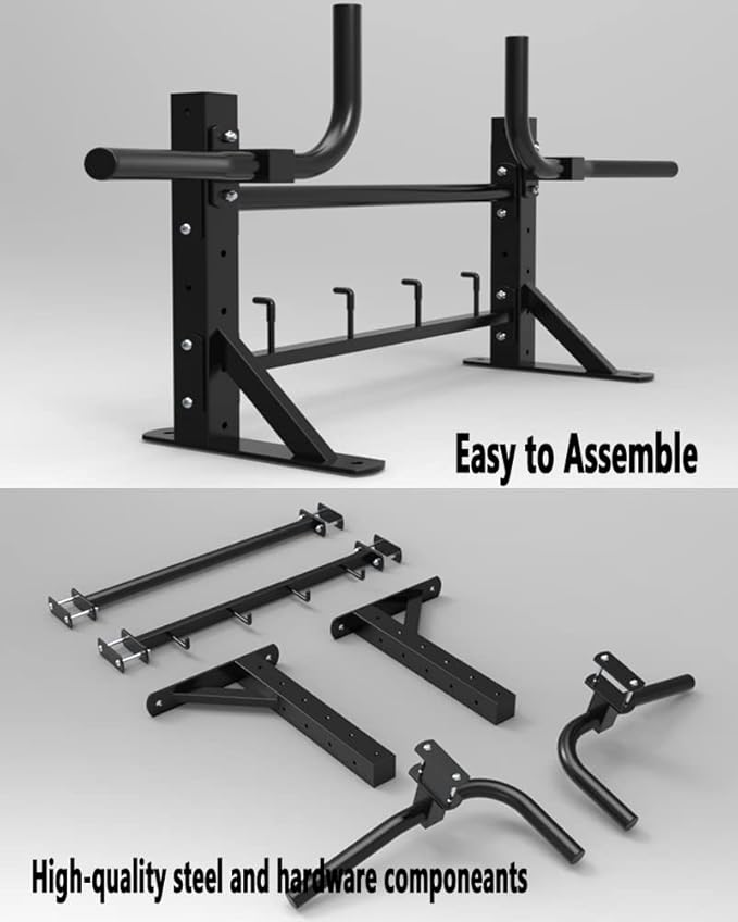 Wall-Mounted Pull Up Bar,Home Gym Heavy Duty Fitness Horizontal Bar,Strength Training Rod with Adjustable Handle,Load 300kg