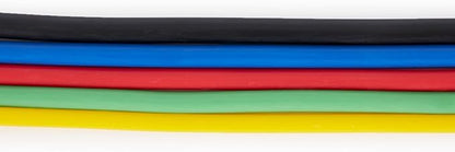 HolaHatha Resistance Band Fitness Set - 100-Pound Max, Home Gym Workout Kit with 5 Bands, Handles, Ankle Loops, Door Anchor, & Carry Bag