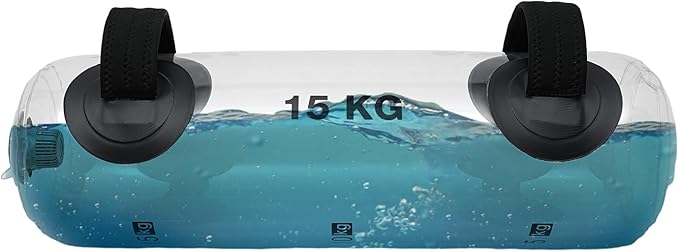 15kg Training Water Bag Instead of Sandbag, Portable Inflatable Clear Fitness Water Weight Aqua Bag Water Ball—Ab Core Arm Strength Balance Training—Home Gym Equipment Workout Equipment