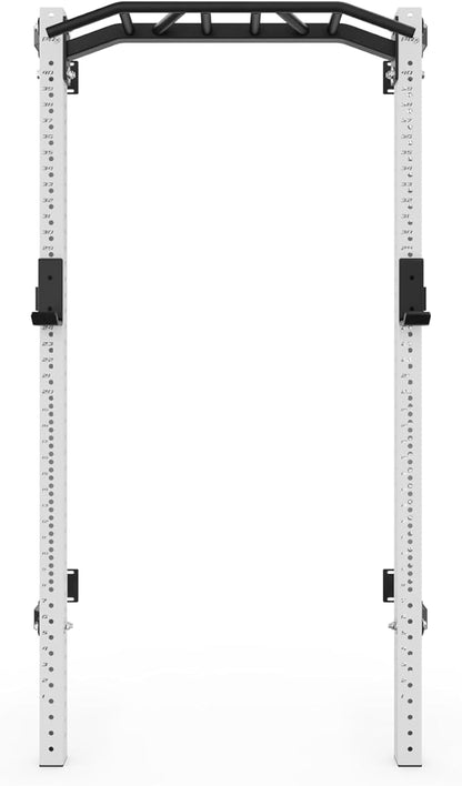 PRx Performance Profile® PRO Squat Rack 3x3 with Kipping or Multi-Grip Pull Up Bar, 89" or 95" Uprights As Seen On Shark Tank Wall Mounted Home Garage Gym Exercise System