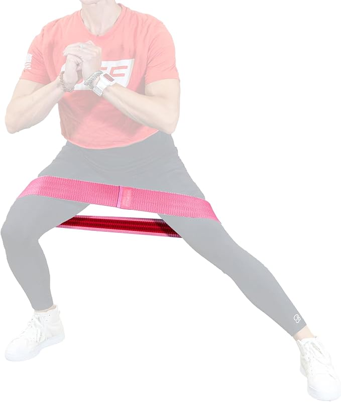 Serious Steel Fitness Hip and Glute Activation Band | Squat & Deadlift Warm-up Band for HIPS and Glutes