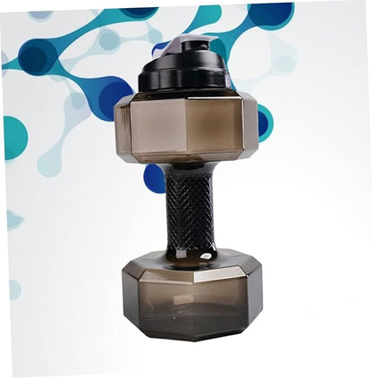 1pc Dumbbell Shape Water Bottle Capacity Fitness Dumbbell Cup for Gym and Daily Use Portable Sports Petg Material Stylish and Functional Design