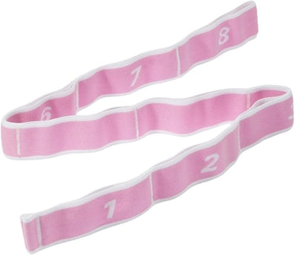 Resistance Bands for Working Out, 8-Levels Elastic Adjustable Exercise Band for Women and Men,Body Stretching,Yoga,Pilates,Booty Legs,Stretch Bands for Fitness,Training,Physical Therapy,Gym