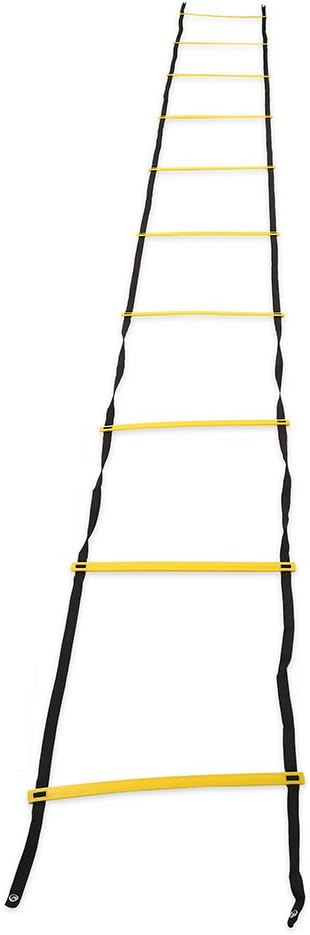 Durable Speed Agility Ladder for Soccer Football Training Portable Foldable Footwork Ladder PP Rungs Nylon Straps 7 10 13 Rung Options