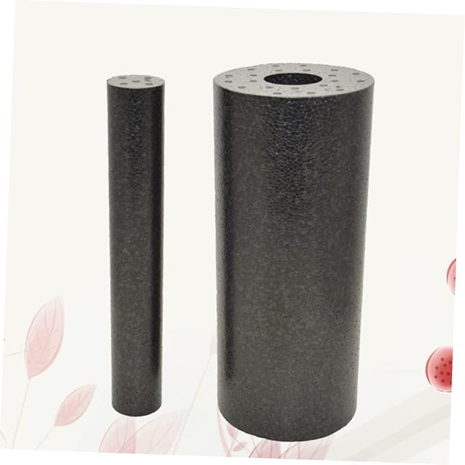 Totority 2sets Hollow Dual-use Yoga Column Set Muscle Relaxing Massage Bar for Myofascial Release and Fitness Non-Slip Foam Roller for Muscle Recovery and Tension Relief