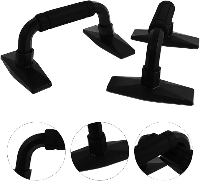 BESPORTBLE Push-up Stands 2 Pack Durable Grip Bars for Home Gym Fitness Equipment Strength Training Arm Workout Press-up Handles