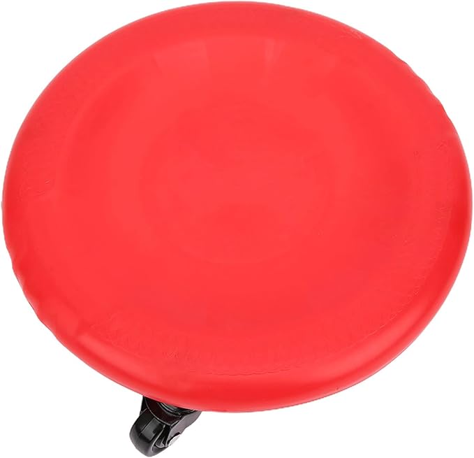 4 Wheel Abdominal Muscle Plate Premium Abdominal Exerciser Slide Disc Fitness Equipment for Home Gym Workouts Core Training Red Blue PVC 29x8cm