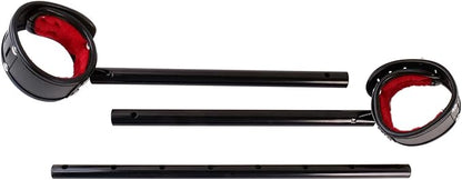 Spreader Bar Heavy Duty Expandable Exercise with 2 pcs Adjustable Strap, Yoga Training Fitness Gear, Workout Bar,Sports Gym Kit