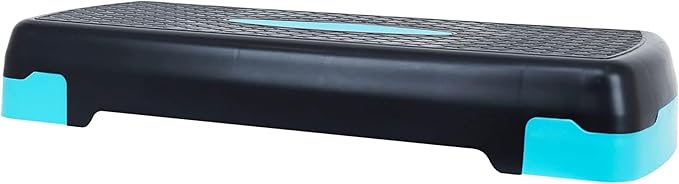 Fitvids Adjustable Workout Aerobic Stepper Step Platform Trainer, 27-Inch, Multiple Colors