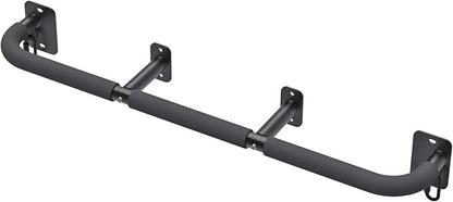 SELEWARE Heavy Duty Wall Mount Pull Up Bar, Joist Mount Chin Up Bar for Doorway, Sturdy Steel Construction, w/Resistance Band Hooks, Fits 32"/36" Wall Studs for Home Gym Strength Training