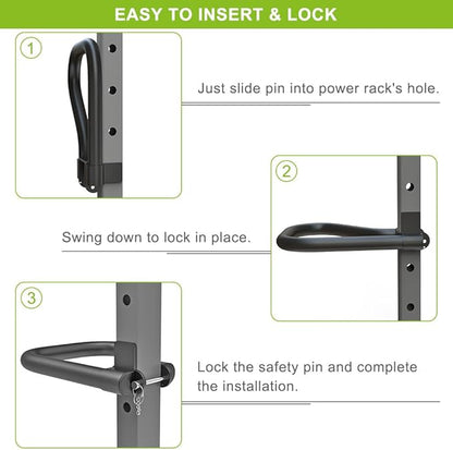 SELEWARE Power Cage Accessories, Dip Handles, Pull‑Up Stations, and Multi‑Grip Training Attachments