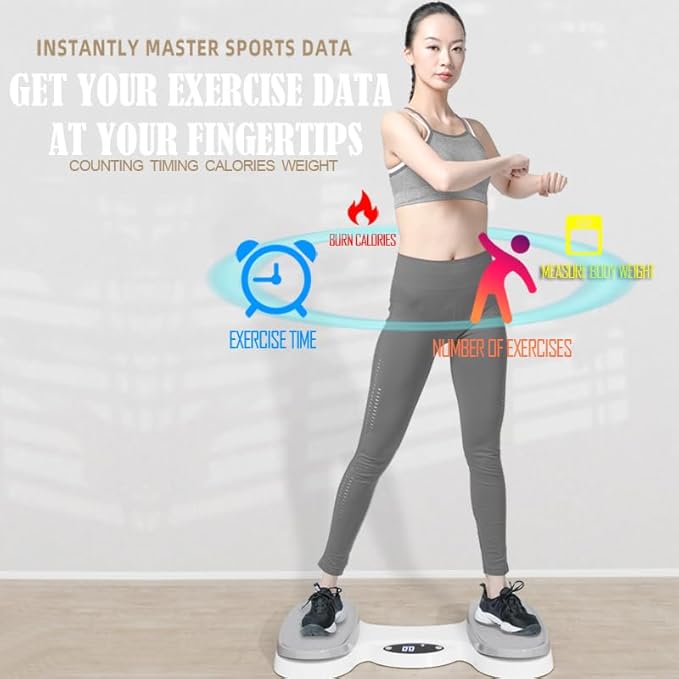 KYTO Waist Twister Disc – Core Trainer Board with Digital Counter, Ab Workout Equipment with 360° Rotation, Non-Slip Foot Massage Design for Home, Office Fitness