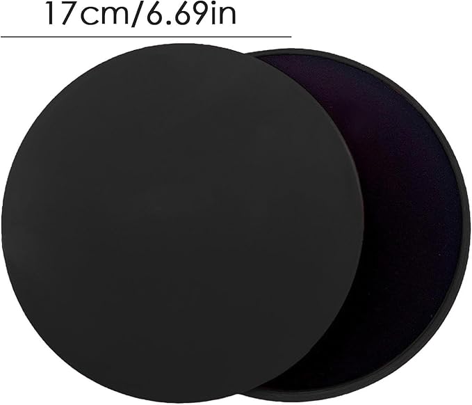 Core Sliders - Exercise Sliders | Yoga Pilates Gliding Disc | 2 Exercise Fitness Sliders | 2s Sided Gliding Sliding Discs | Core Gym Equipment | Pilates Sliding Plates for Women Men and Teens