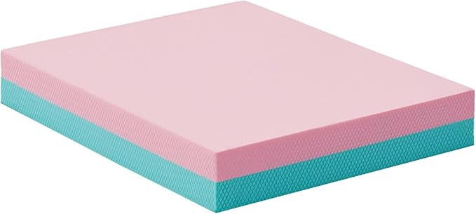 Balance Pad- High-Density Foam Cushion Mat for Yoga, Exercise & Fitness, Non-Slip Stability Trainer for Core Workouts, Thick Foam Balance Board (16x13x2.4 Inches)