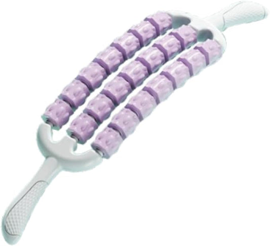 Handheld Massage Roller Stick Yoga Muscle Relaxation Roller Massage Hammer Fitness Manual Massage Tool for Gym Boys Girls