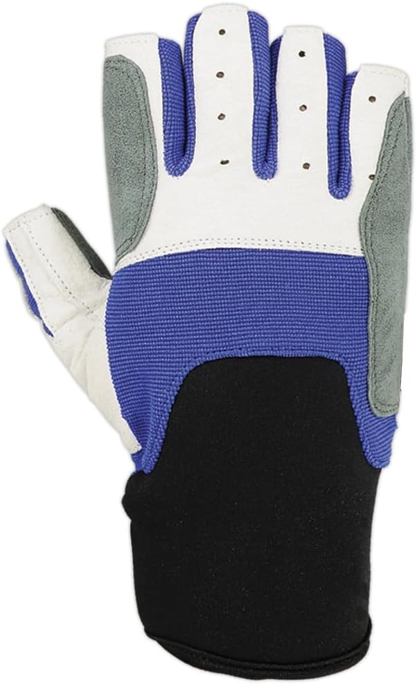 MRX Sailing Gloves for Men & Women 3/4 Finger Grip Great for Sailing, Yachting, Paddling, Kayaking, Fishing, Dinghying Water Sports