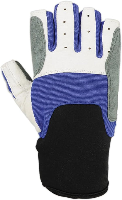 MRX Sailing Gloves for Men & Women 3/4 Finger Grip Great for Sailing, Yachting, Paddling, Kayaking, Fishing, Dinghying Water Sports