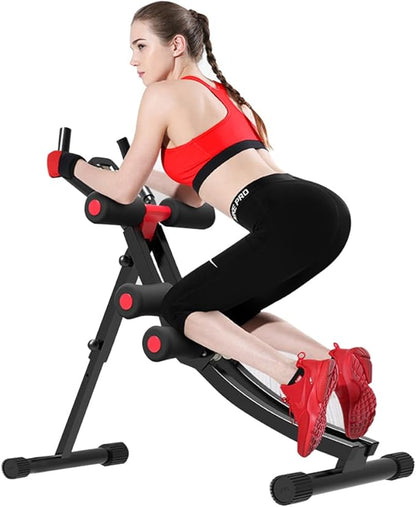 Fitlaya Fitness Core & Abdominal Trainers AB Workout Machine Home Gym Exercise Machine Ab Cruncher Foldable Fitness Equipment