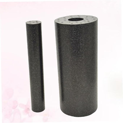 Totority 2sets Hollow Dual-use Yoga Column Set Muscle Relaxing Massage Bar for Myofascial Release and Fitness Non-Slip Foam Roller for Muscle Recovery and Tension Relief