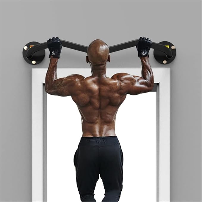 Horizontal Bar Wall-Mounted Pull Up Workout Chin Push Training with Handle 200kg Indoor Exercise Fitness Equipment