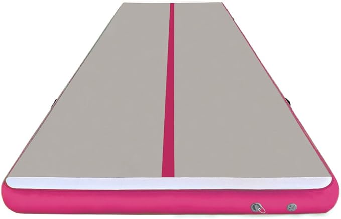 10ft/13ft/16ft/20ft Air Mat Tumble Track Inflatable Gymnastics Tumbling Track Mat with Electric Air Pump for Cheerleading/Practice/Beach/Park/Home use