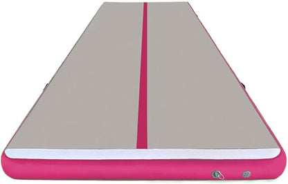 10ft/13ft/16ft/20ft Air Mat Tumble Track Inflatable Gymnastics Tumbling Track Mat with Electric Air Pump for Cheerleading/Practice/Beach/Park/Home use