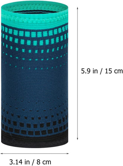 2pcs Weightlifting Wrist Wraps Compression Knitted Portable Wrist Supports Fitness Training Brace for Gym Exercise
