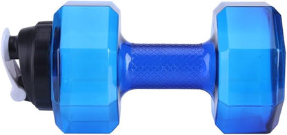 Sports Water Bottle 2.2L, Large Capacity Dumbbell Shaped Training Water Bottle Fitness Gym Training Cup, Flip Top Leak Proof lid, 5 Colors