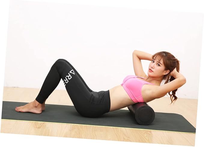 Happyyami 1pcs Yoga Roller Solid Column Fitness Balance for Muscle and Relaxation for for Yoga and Fitness Use