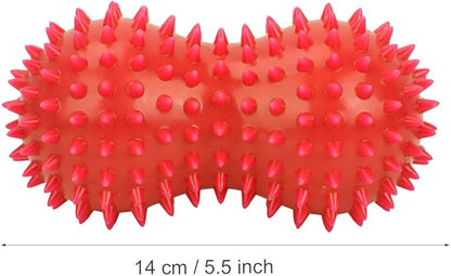 EVTSCAN Soft Spike Yoga Massage Ball, Muscle Fitness Massage Peanut Ball, Foot Massage Tool, Fitness Exercise Tool