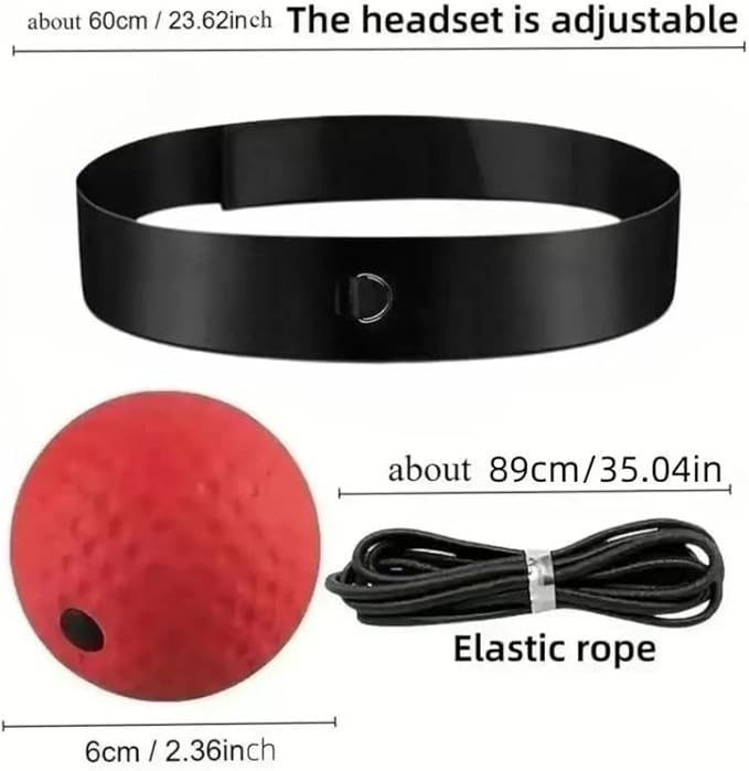 Boxing Reflex Ball with Adjustable Headband and String for Enhanced Reaction Training Gift for Boyfriends