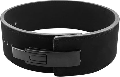 Flexz Fitness Lever Weight Lifting Belt Leather - 10MM 13MM Powerlifting Gym Belts for Men & Women - Lower Back Support for Weightlifting Deadlifts Squats Heavy Duty IPF Bodybuilding