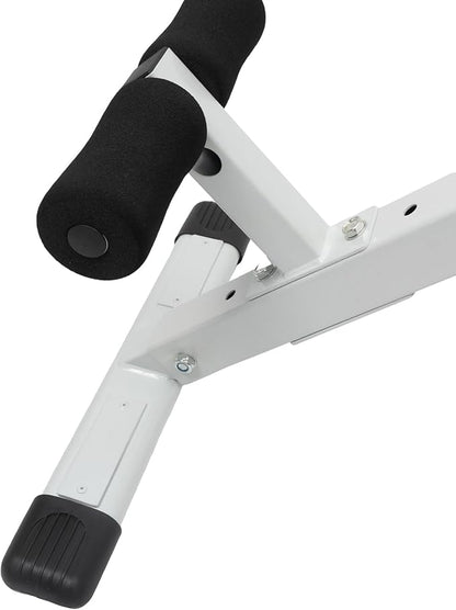 Hyperextension Bench with Adjustable Height and Back, Multi-functional Workout Bench, Back Extension Roman Chair