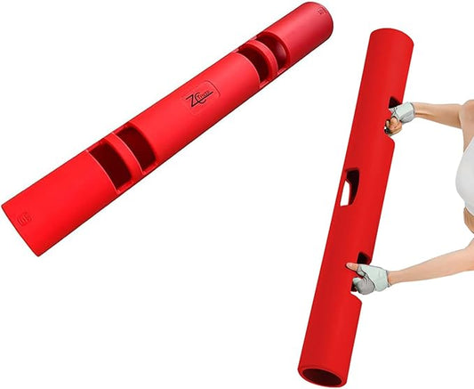 Multicolor 4 to 12kg Fitness Tube Portable Durable Training Rubber Weight Bar Weight Bearing Fitness TPR Barrel for Loaded Movement Training