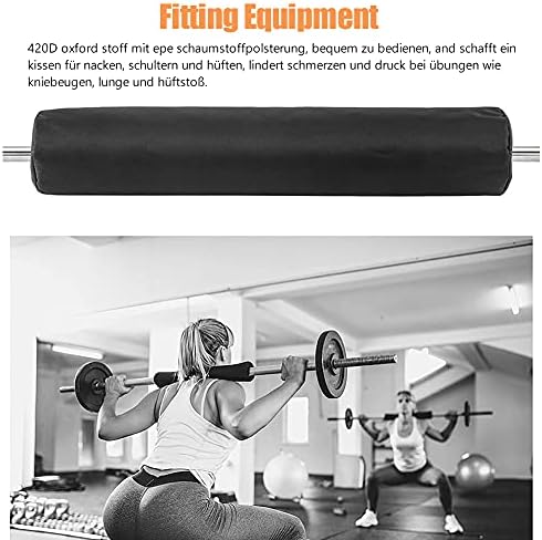 Weightlifting Pad, Portable and Lightweight, Cushioned Foam for Weighted, for Squats Lunges Hip Thrusts