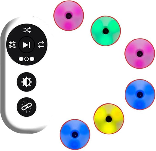 6Pcs Reaction Training Light Kits Set Children Physical Fitness Training Lamp Speed Agility Response Equipment for Home