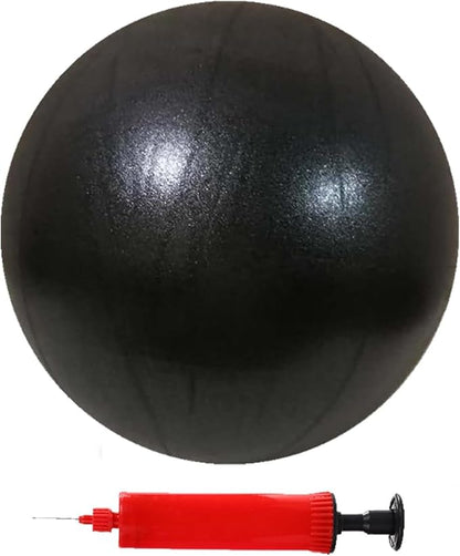 Mini Pilates Exercise Yoga Ball, 9 Inch Small Inflatable Exercise Yoga Ball,Core Training and Physical Therapy Equipment, with Pump