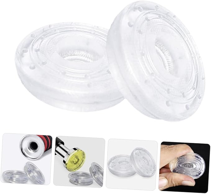 2 Pairs Transparent Doorway Pull Up Bar End Pads Non Slip Rubber Protectors for Home Gym Easy Install Exercise Equipment Efficient Indoor Strength Training