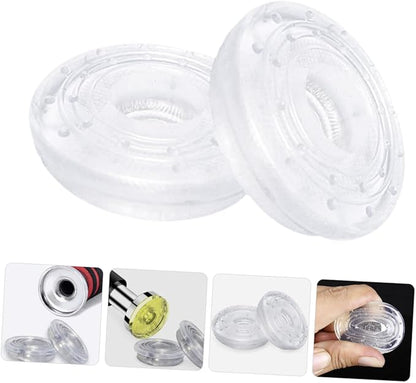 2 Pairs Transparent Doorway Pull Up Bar End Pads Non Slip Rubber Protectors for Home Gym Easy Install Exercise Equipment Efficient Indoor Strength Training