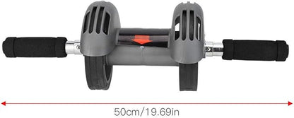 Abdominal Exercise Roller Wheel Ab Core Training Roller Ab Roller Workout Tool Double Wheel Fitness Roller for Boys Girls Gym Exercise