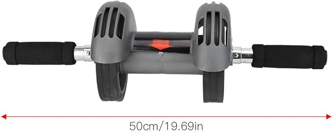 Ab Roller Wheel, Ab Roller Wheel for Core Workout, for Abdominal Workout for Men and Women, Ab Double Roller Workout System Abdominal Muscle Exerciser, Home Gym Equipment