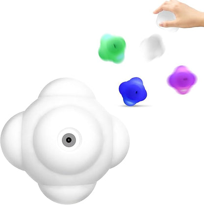Smart Reaction Ball, Reflex Ball with Random Light Color Change, Intelligent Agility Training, Rechargeable, High Elasticity Silicone