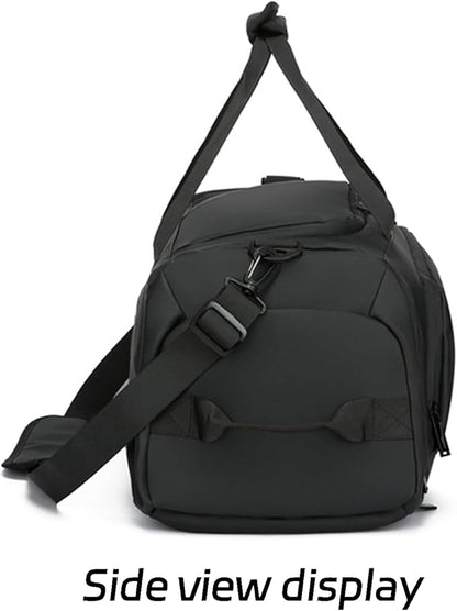 Gym Bag for Men and Women, with shoes and wet compartments - travel, sports, fitness and waterproof overnight bag