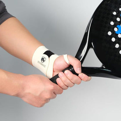 Wrist Support- Thin Adjustable Wrist Brace for Sports, Workouts, & Daily Use